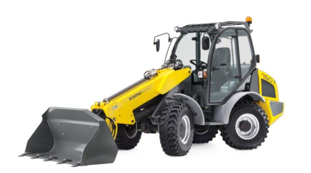 Hjullaster firehjulsstyrt diesel < 5 tonn